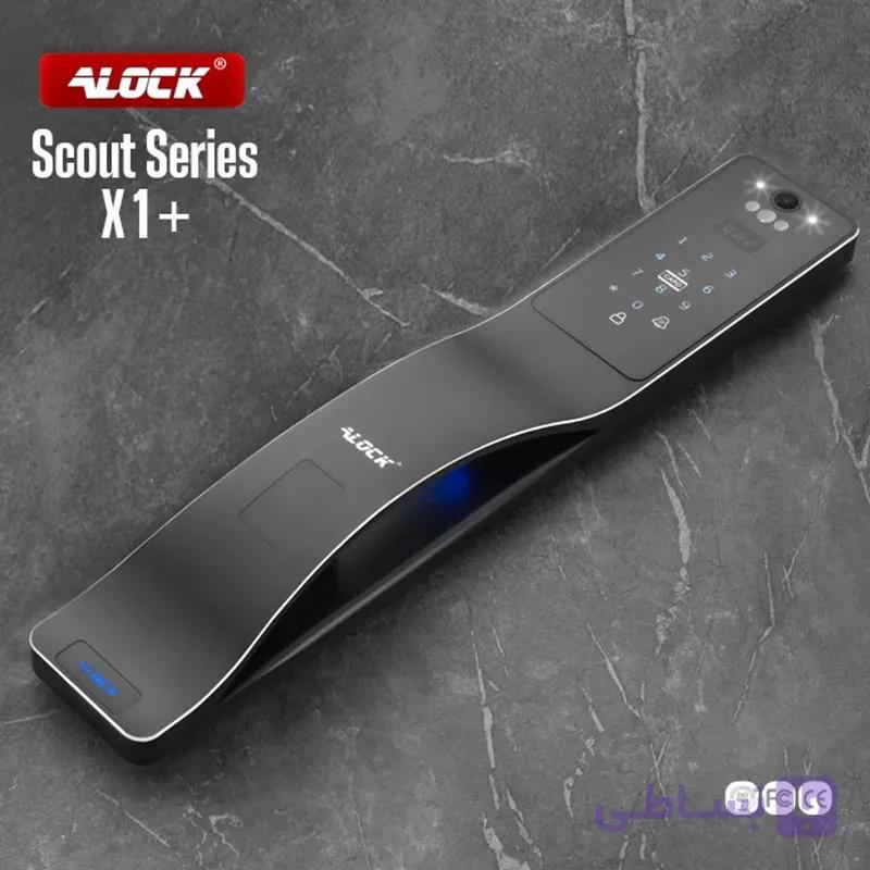 قفل اثر انگشتی دیجیتال و دستگیره تشخیص چهره ALOCK مدل Scout series (X1+) — تصویر 1