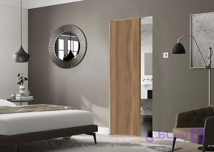 مکانیزم روف هنگ 2700mm تک درب چوبی ساختمانی برقی سینکرونایز با عرض درب حداکثر 1350mm فانتونی K098 — تصویر 1