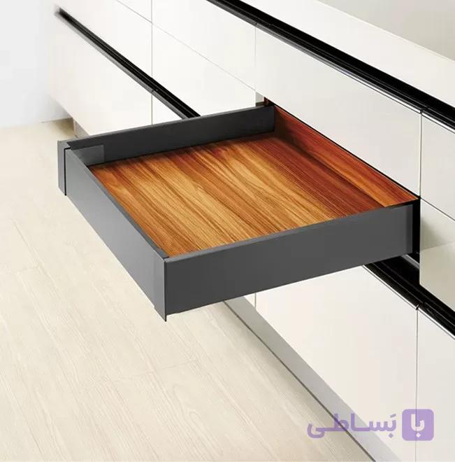 ریل بدنه دار اسلیم اینر 40kg نوک مدادی با فرانت آلومینیوم ارتفاع 106mm فانتونیB411 تا B415 — تصویر 1