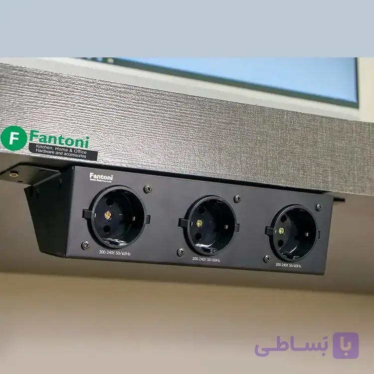 پریز برق زیر میز و زیر کابینت هوایی فانتونی n367 — تصویر 1