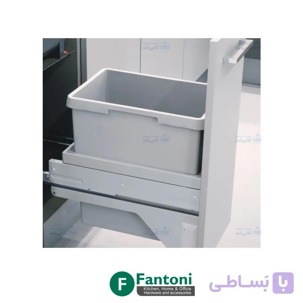 سطل چند منظوره توکار متصل به بدنه هایلو کد 361012 مدل یوروکارگو اس جهت یونیت عرض 300mm فانتونی Q230 — تصویر 1