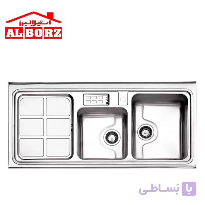 سینک فانتزی توکار استیل البرز کد 815 — تصویر 1