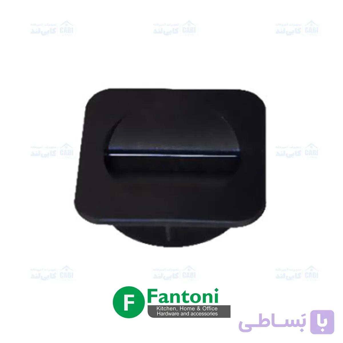 داکت مربع رومیزی PVC رنگ مشکی پودری فانتونی T390 — تصویر 1