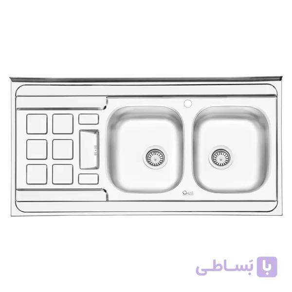 سینک نیمه فانتزی روکار ایلیااستیل مدل 3021