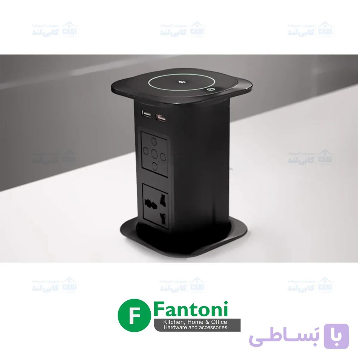 پریز برق وایرلس لیفت آپ با قابلیت پخش موسیقی فانتونی N373 — تصویر 1