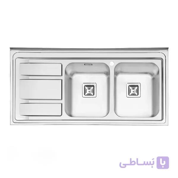 سینک ایلیا استیل روکار 1068