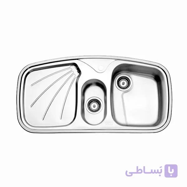 سينک استیل البرز مدل 610 توکار