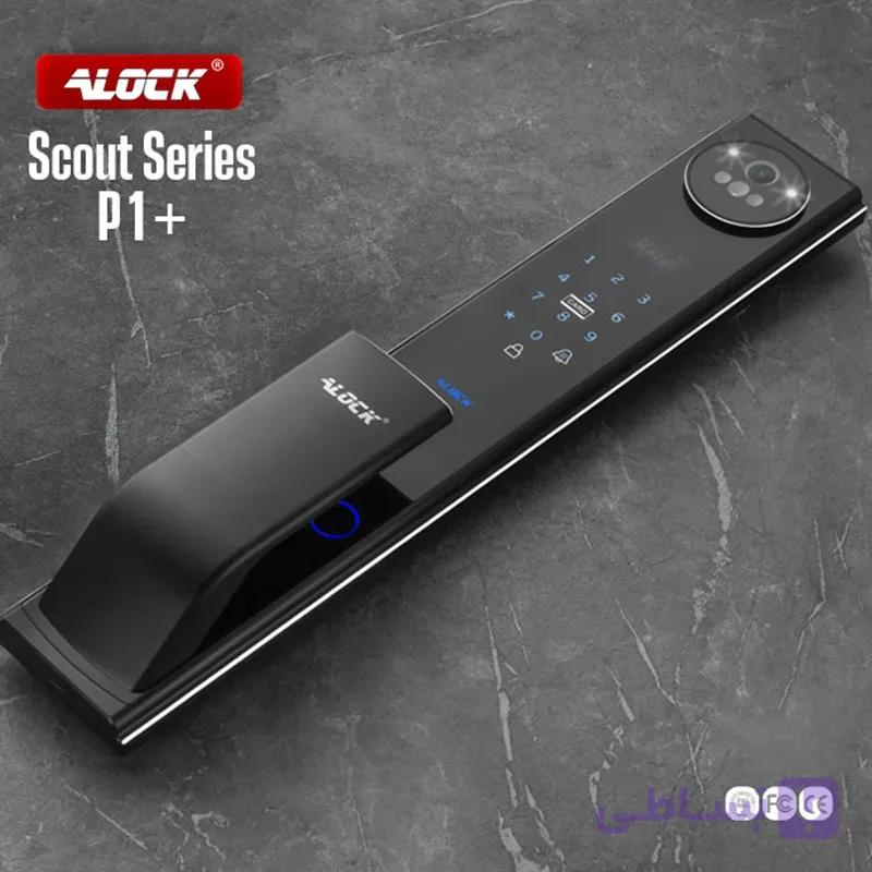 قفل اثر انگشتی دیجیتال و دستگیره تشخیص چهره ALOCK مدل Scout series (P1+) — تصویر 1