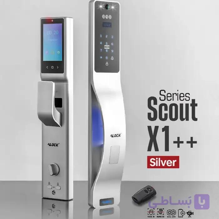 قفل هوشمند دیجیتال ALOCK مدل Scout (X1++) Silver — تصویر 1