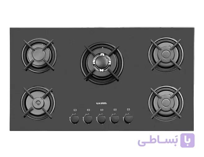 گاز ایلیا استیل شیشه ای G530 — تصویر 1