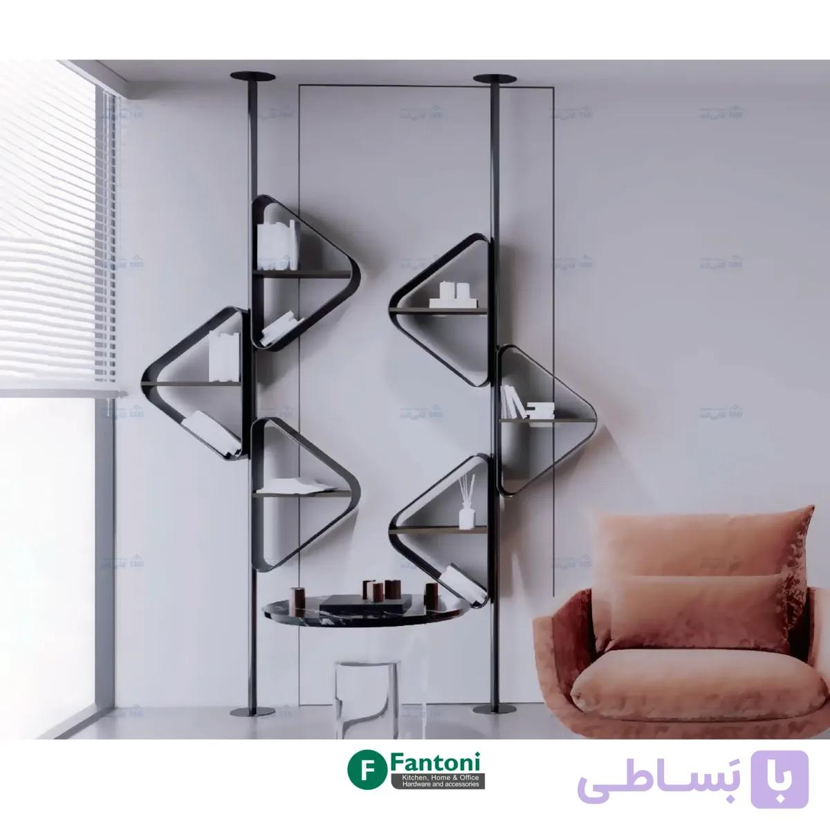شلف دکوراتیو نوک مدادی مات مدل Formo فانتونی P208 — تصویر 1