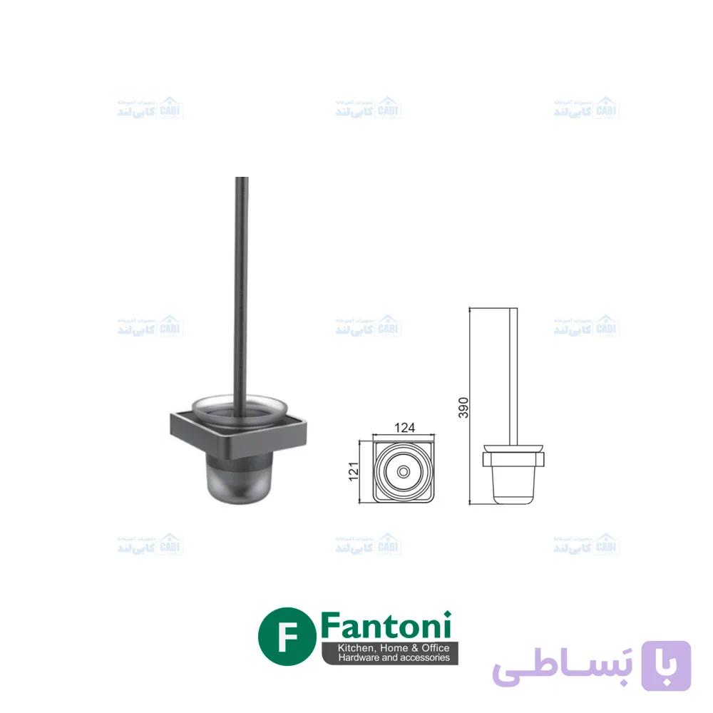 هولدر جای برس توالت رنگ نوک مدادی سری H فانتونی S077 — تصویر 1