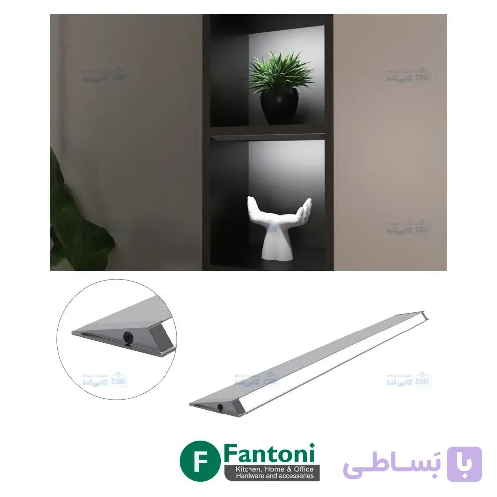 چراغ LED دکوراتیو مثلثی گنیک سایز 60 تا 120 فانتونی N593 تا N595 — تصویر 1