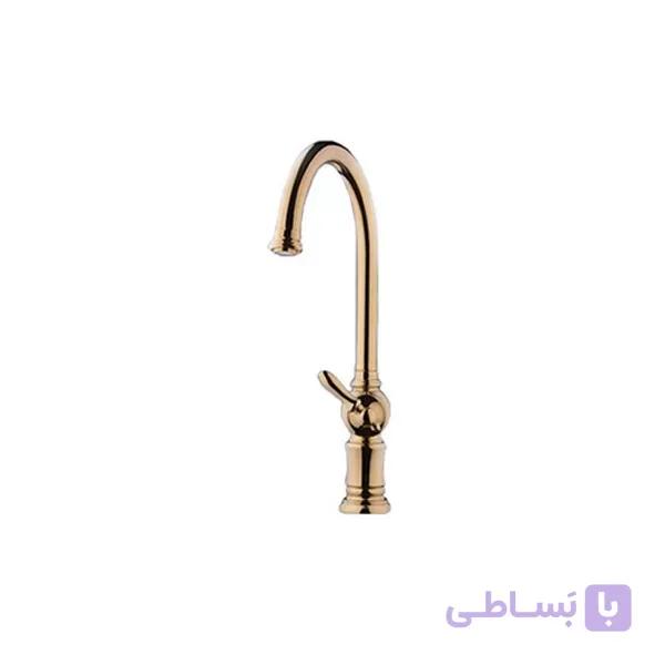 شیر آشپزخانه شودر مدل بیزانس طلا مات
