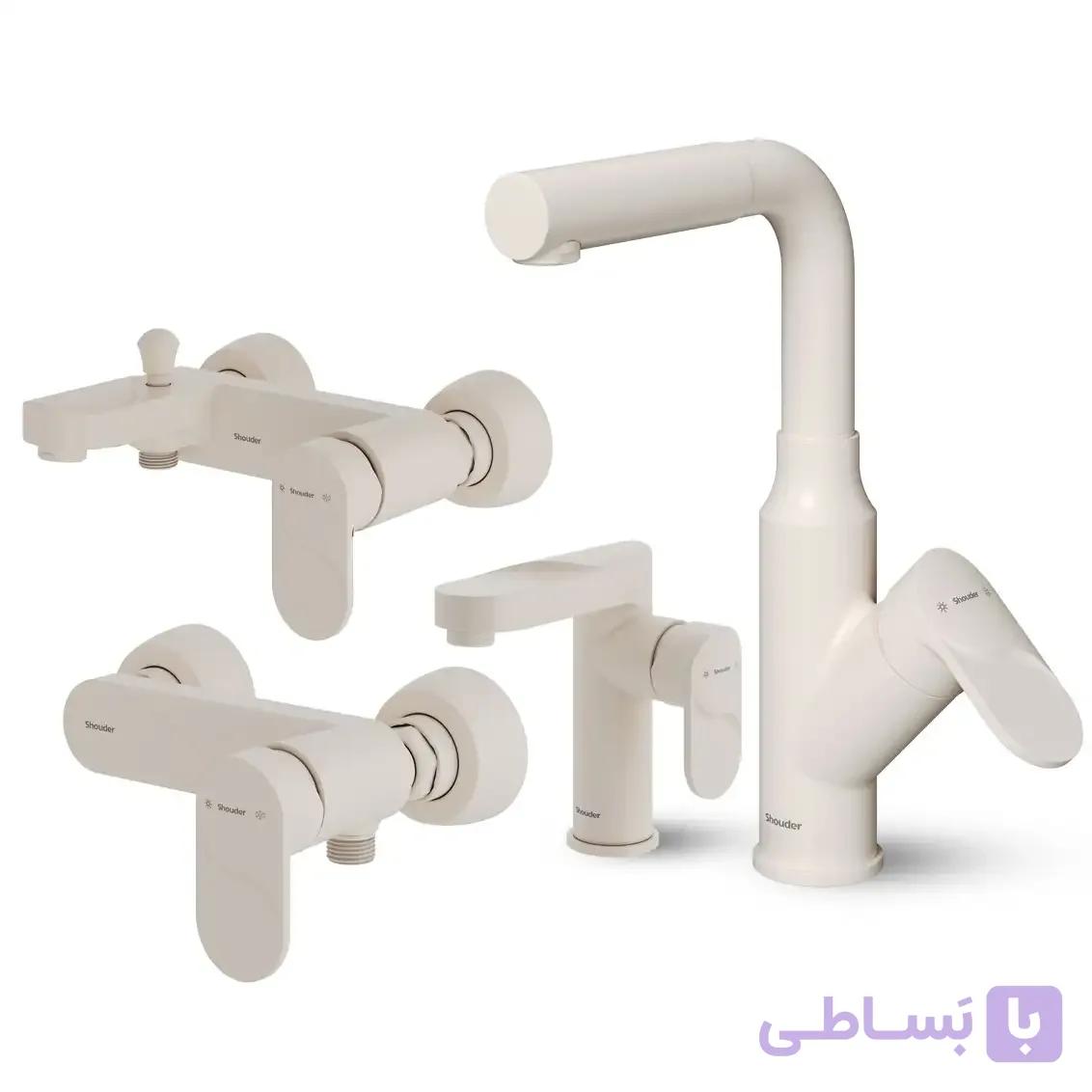 ست کامل شیرآلات شودر مدل اسمارت شیری — تصویر 1