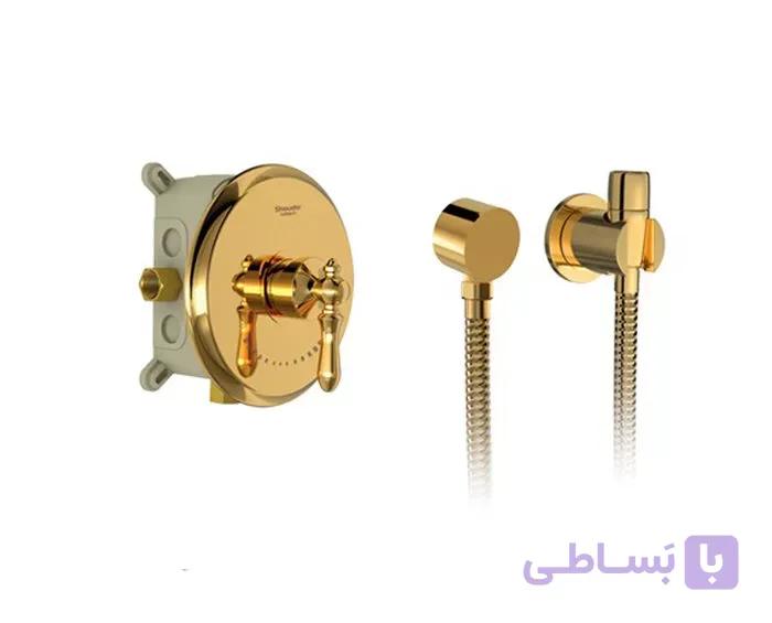 شیر توکار توالت زیگموند طلایی شودر — تصویر 1