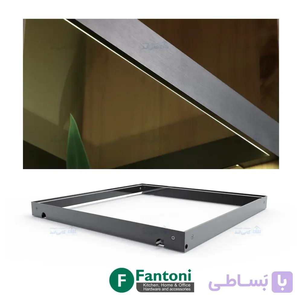 چراغ LED شلف شیشه ای عمق 520mm سایز 60 تا 120 فانتونی N633 تا N635 — تصویر 1