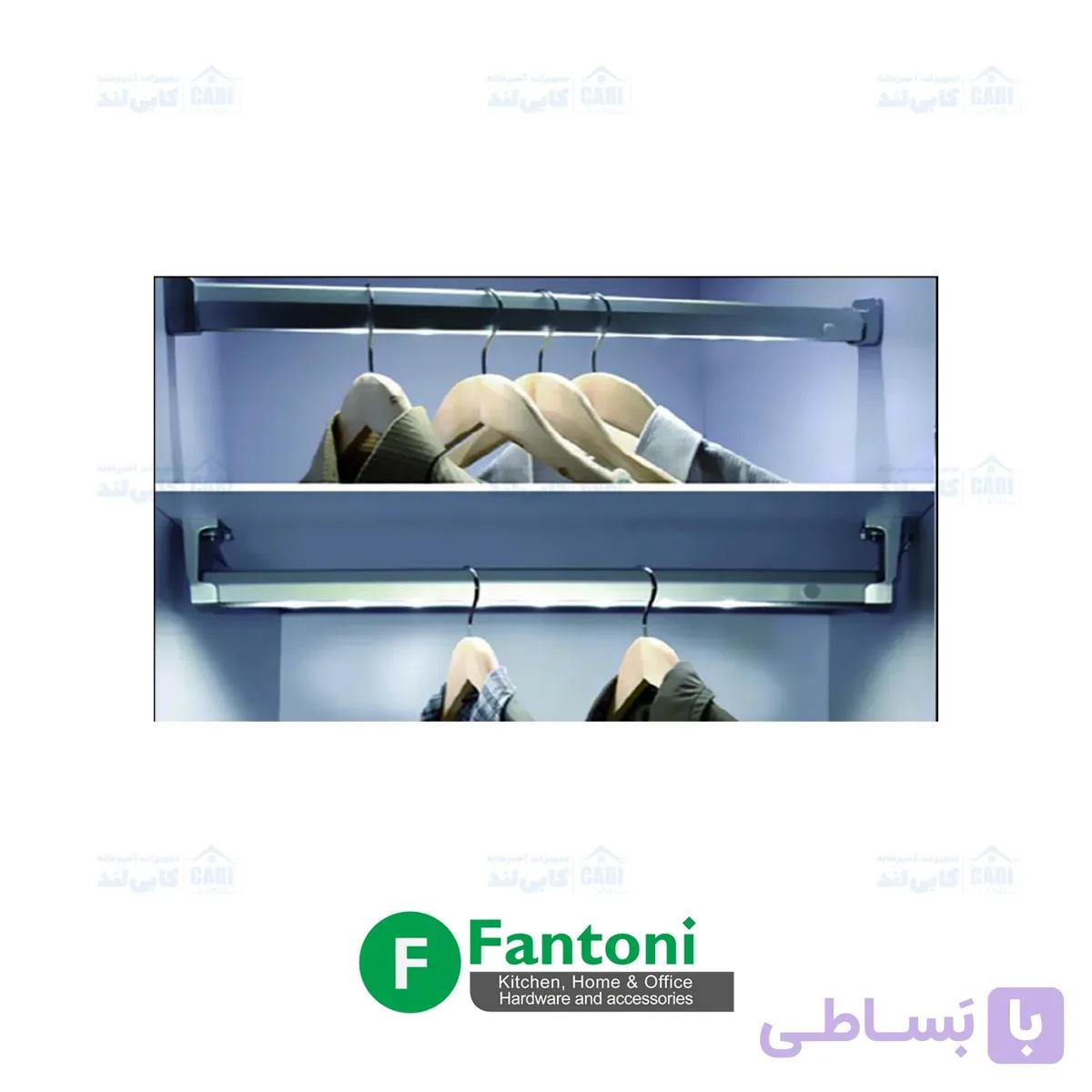 چراغ LED رگال لباس 2 وات سری 2 عرض 900mm با موشن دیتکشن فانتونی N022 — تصویر 1