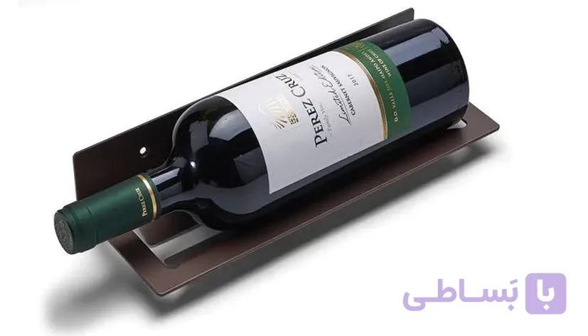 هولدر دیواری جای بطری رنگ موکا افقی فانتونی G078 — تصویر 1