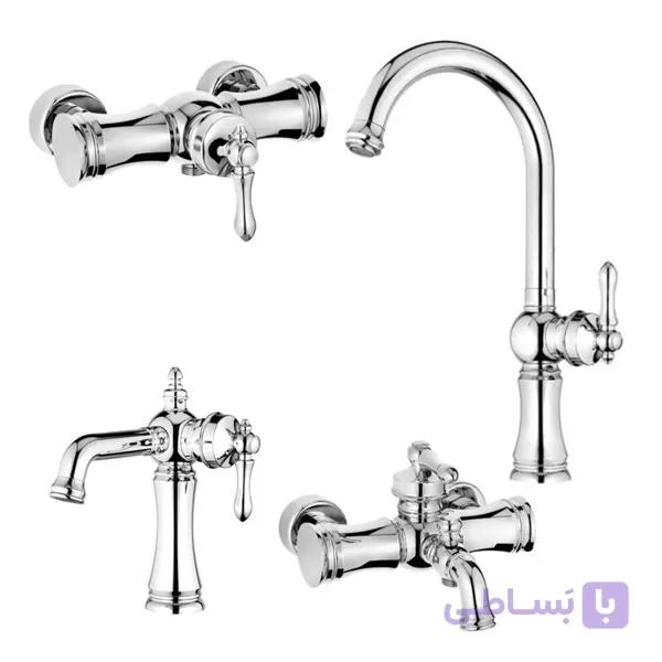 ست کامل شیرآلات کاویان مدل آرنیکا کروم — تصویر 1
