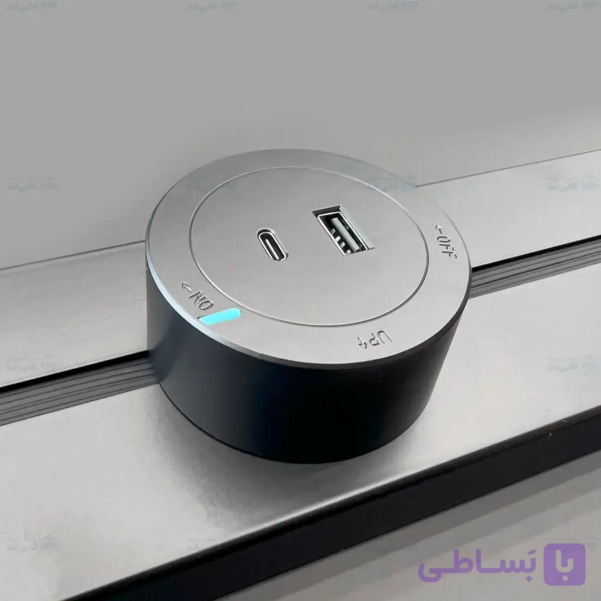 ماژول USB3 مگنتیک FlexiConnect رنگ مشکی مات فانتونی N433 — تصویر 1