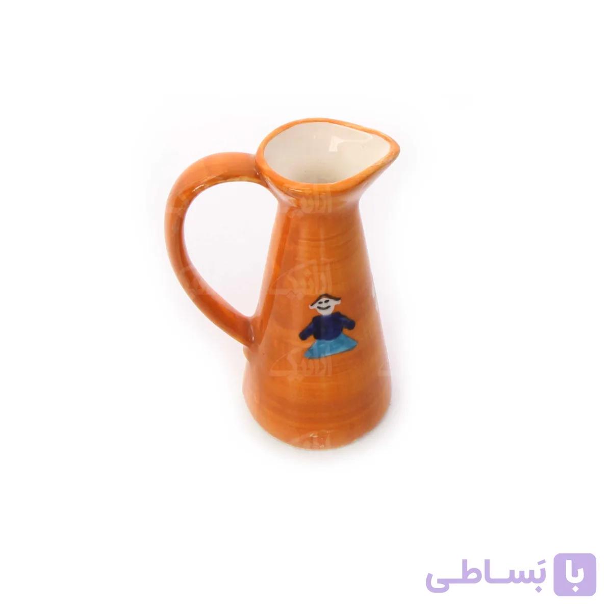 آبلیموخوری سفالی آرانیک مدل گبه- نارنجی — تصویر 1