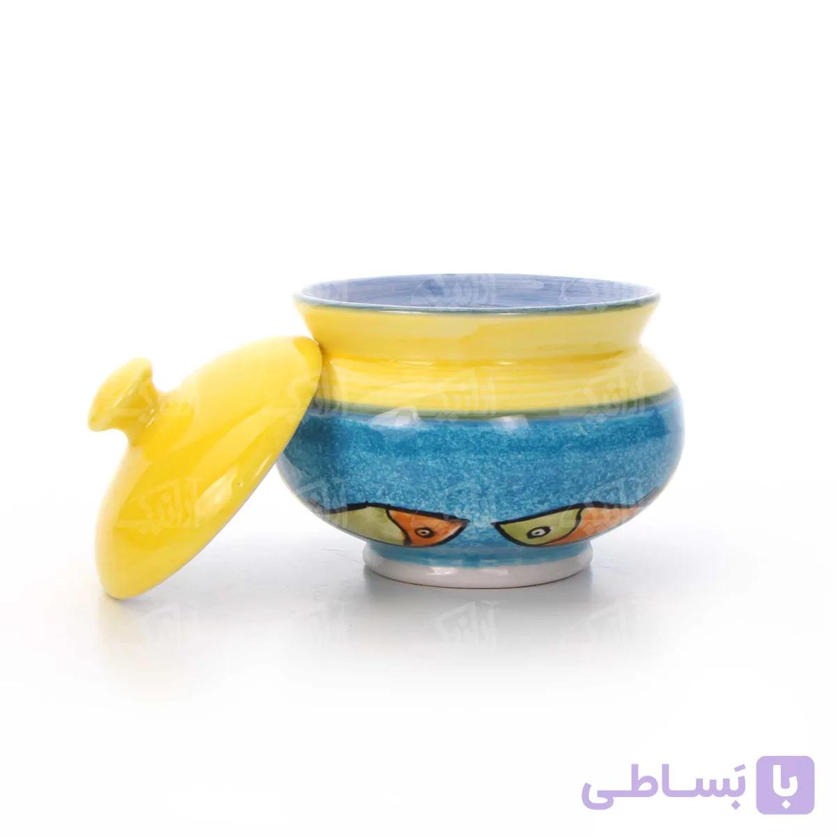 قندان سرامیکی آرانیک مدل ماهی — تصویر 1