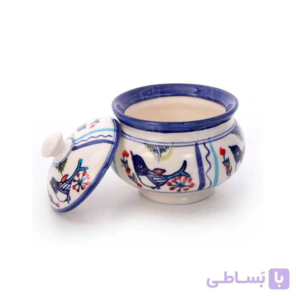 قندان سرامیکی آرانیک مدل پرنده خوشبختی — تصویر 1