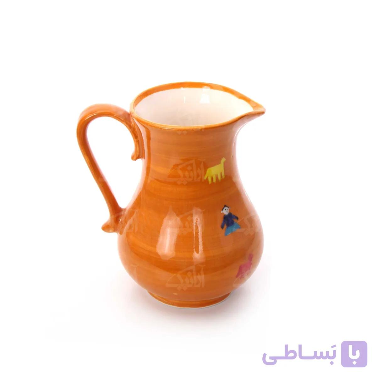 پارچ سرامیکی آرانیک مدل گبه – نارنجی — تصویر 1