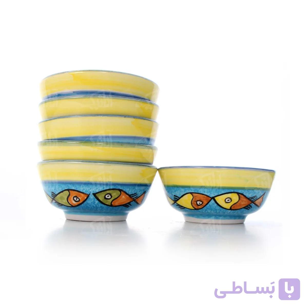 کاسه ماست خوری آرانیک مدل ‏ماهی — تصویر 1
