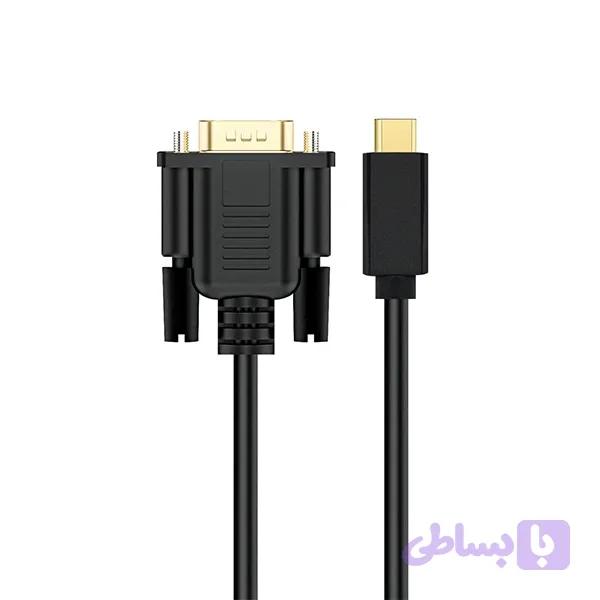 کابل تبدیل TYPE-C به VGA کی نت مدل K-CUCMVG18 — تصویر 1