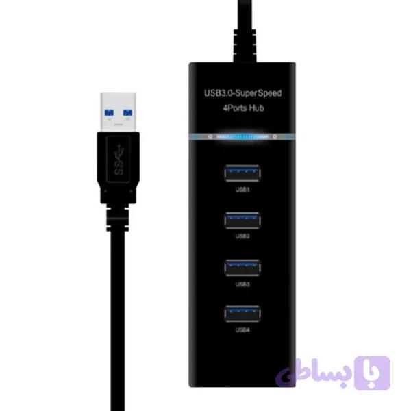 هاب 4 پورت USB 3.0 برند گریت | GREAT — تصویر 1