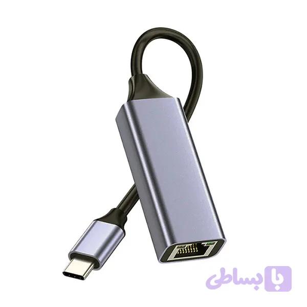 مبدل Type-C به RJ45 کی نت مدل KNET K-CO40 — تصویر 1