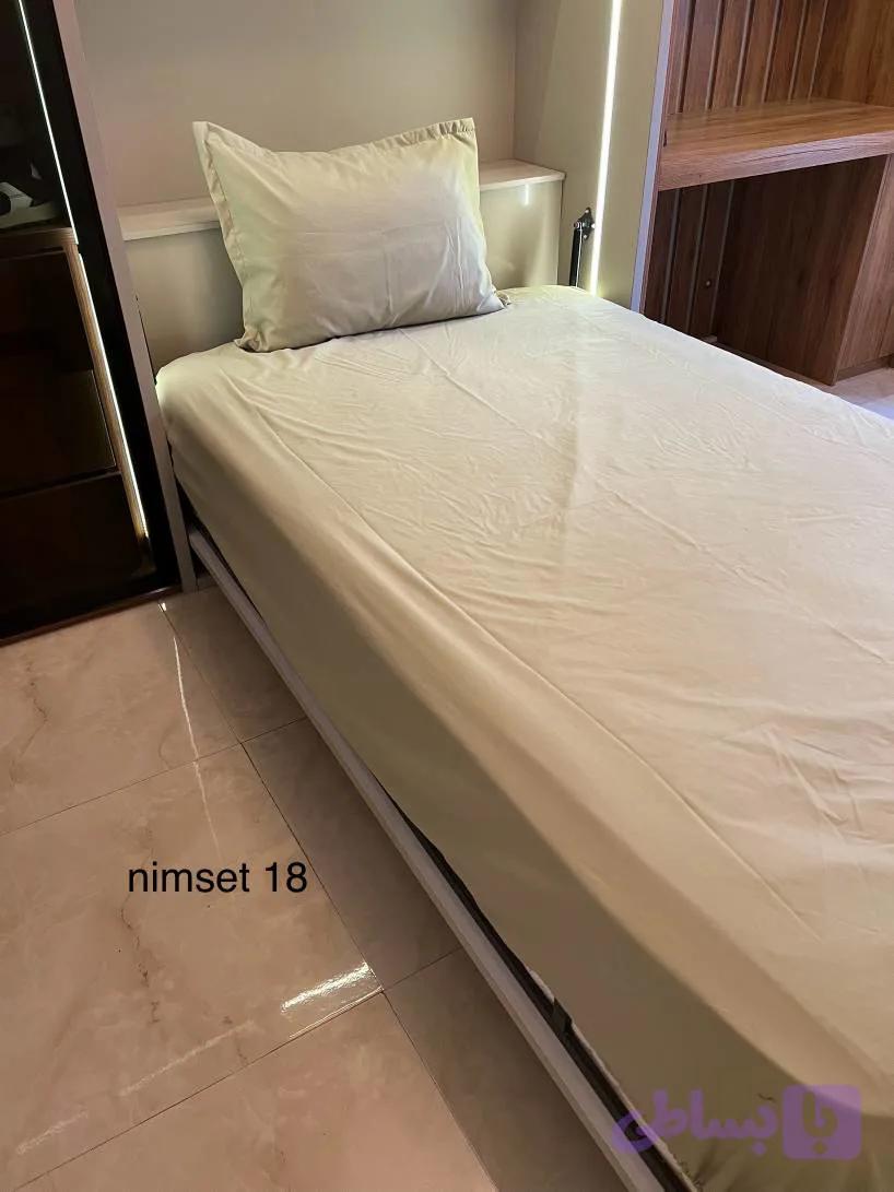 نیم ست ملافه یک نفره کد Nimset18