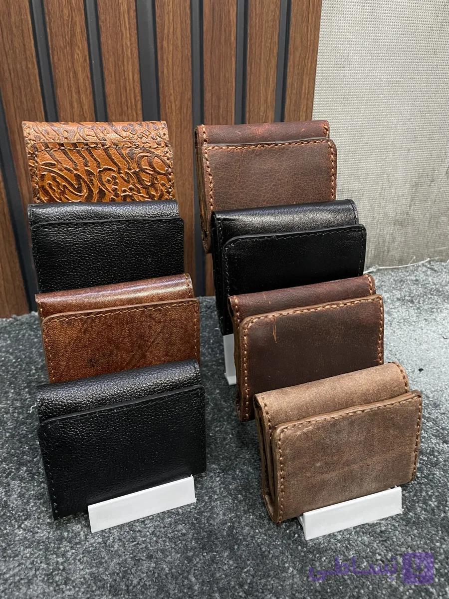 کیف پول سه طرفه دو دکمه — تصویر 1