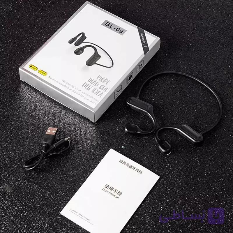 هدفون بی‌سیم سبک BL09، هدفون بی‌سیم استریو 5.2 — تصویر 1