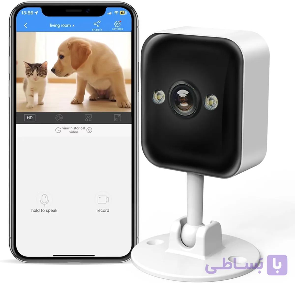 دوربین امنیتی فضای باز JOOAN دوربین وای فای 【2.4G WiFi و بلوتوث و دوربین دید در شب رنگی】برای امنیت خانه کودک حیوان خانگی IP66 ضد آب دو طرفه صوتی تشخیص حرکت آژیر SD/Cloud ذخیره سازی — تصویر 1
