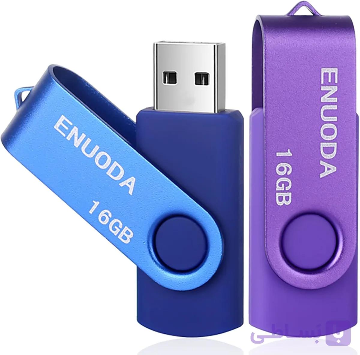 فلش مموری ENUODA 16GB USB Stick 2 برای ذخیره سازی اطلاعات — تصویر 1