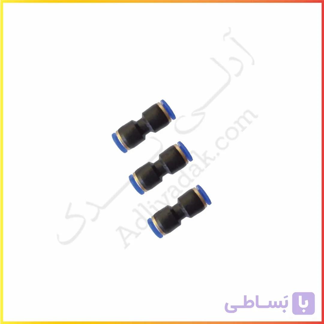 واسط آب پنوماتیک کولر آبی 6 به 6 میلی متر