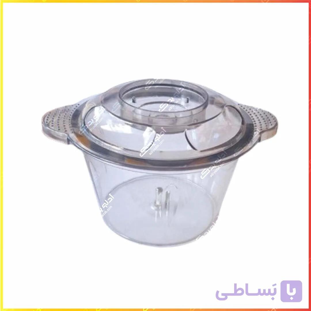 کاسه خردکن 2لیتری طلقی سیلور کرست همراه درب — تصویر 1