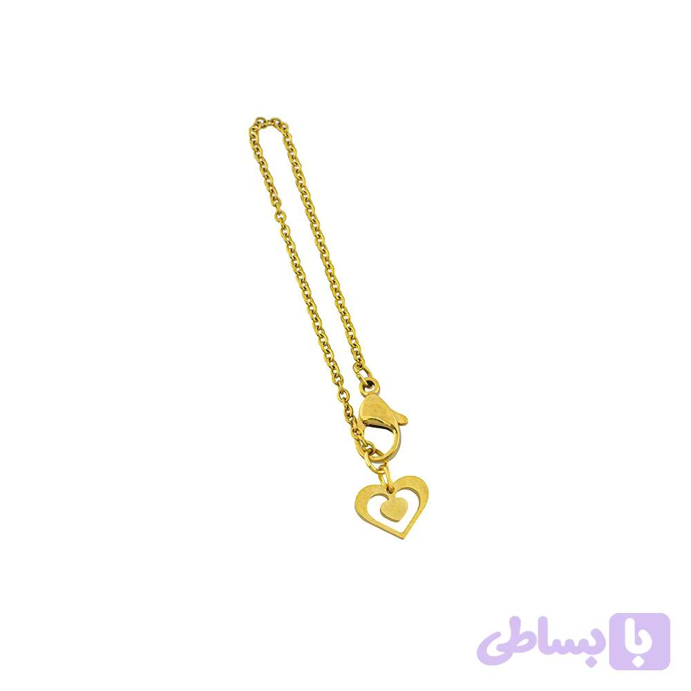 آویز ساعت استیل زنانه طرح قلب ظریف