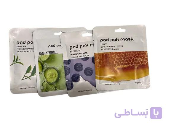 ماسک صورت ورقه ای ضد پیری و سفت کننده پد پاک pad pak