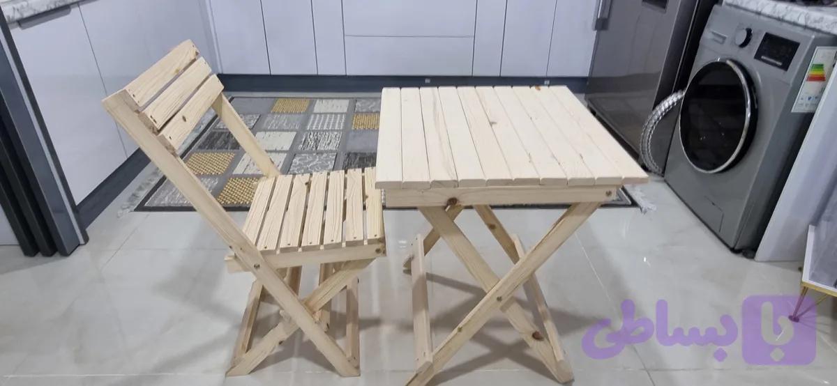 میز وصندلی یک نفره تاشو مسافرتی سبک(خرید مستقیم از تولیدکننده)
