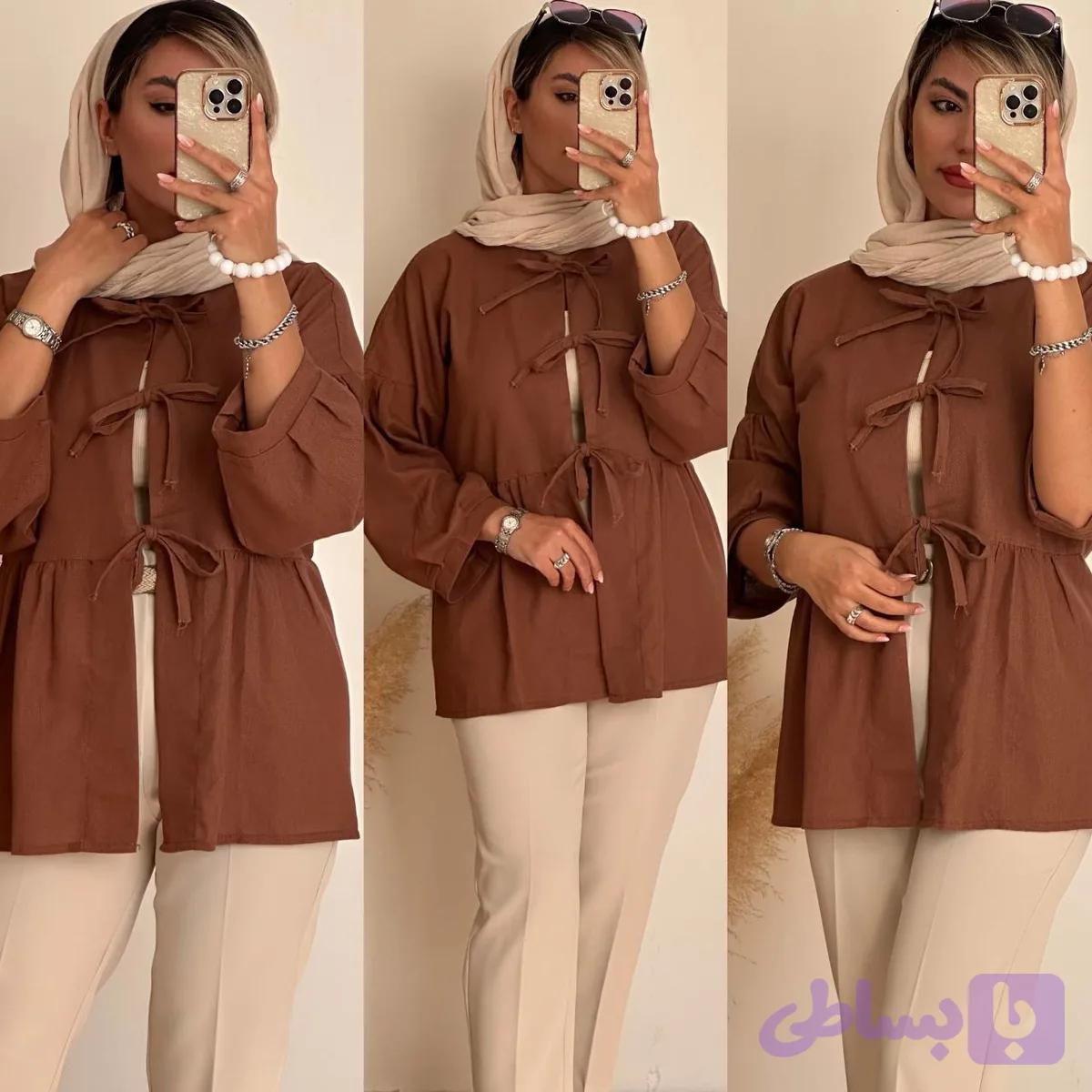 شومیز مانتویی عروسکی