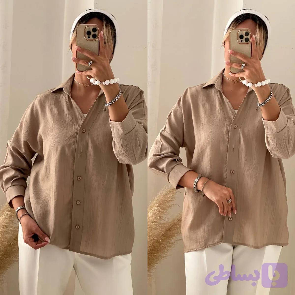 شومیز نخی ساده
