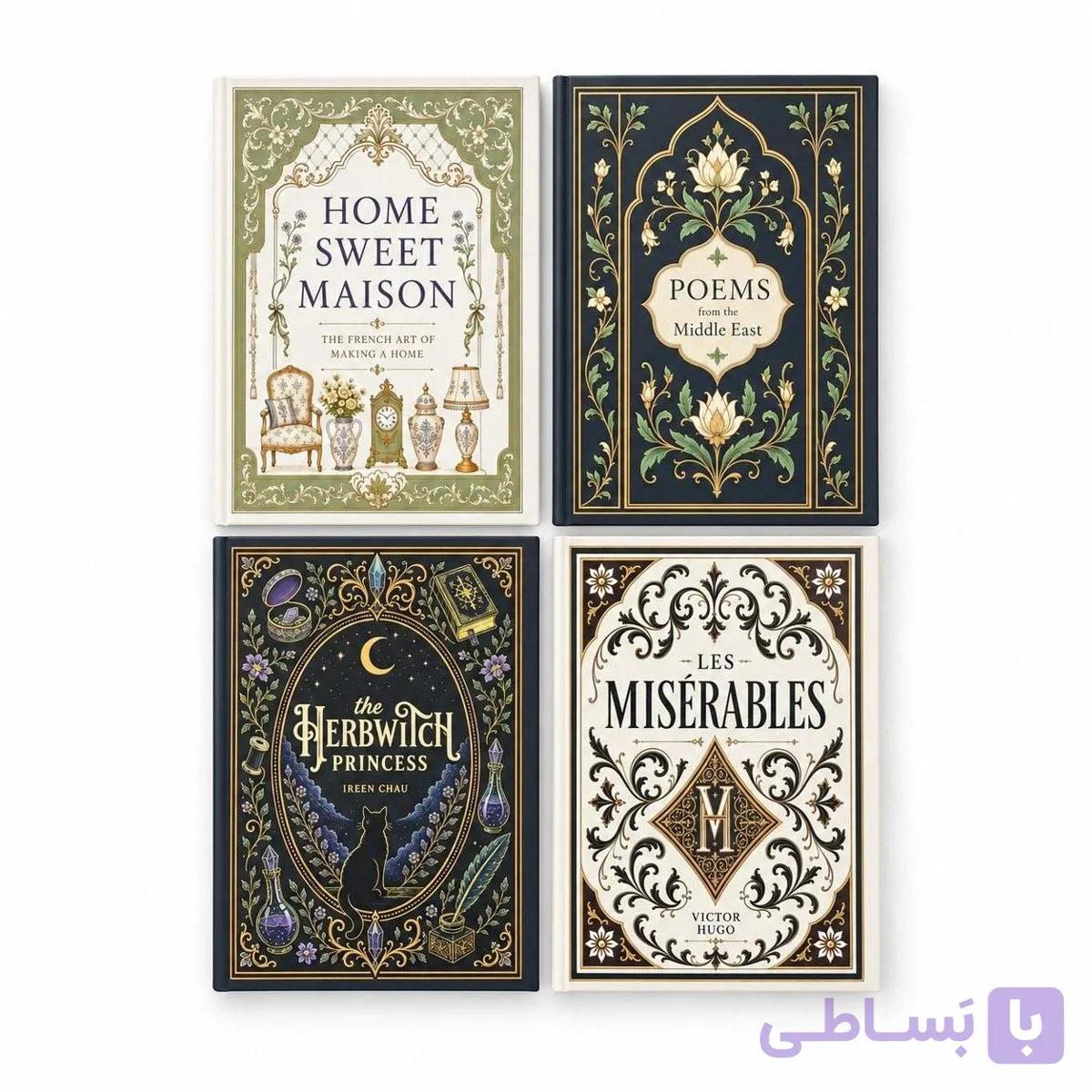 دفتر ژورنال ۱۰۰ برگ جلد سخت طرح vintage — تصویر 1