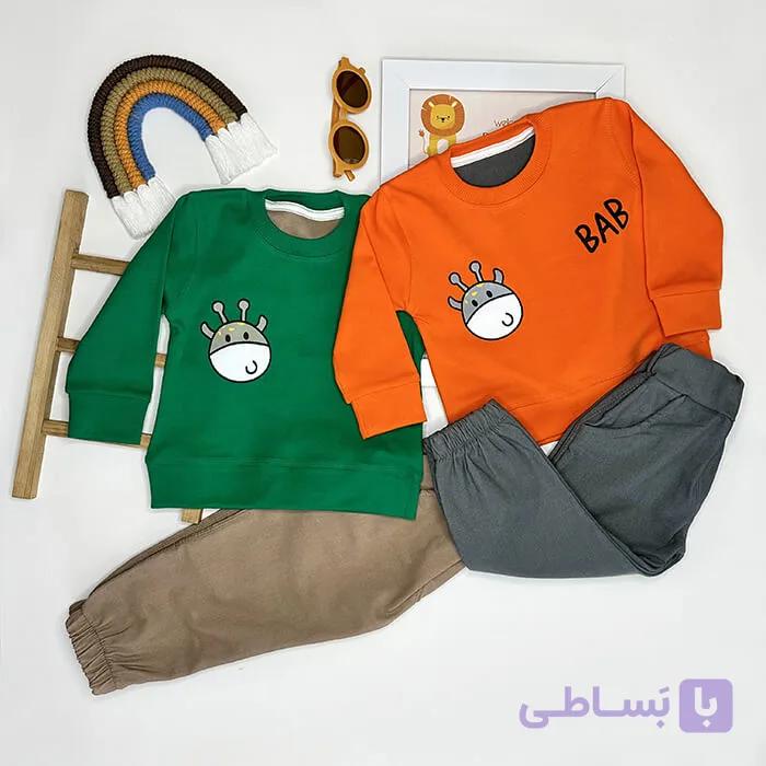 بلوز و شلوار طرح زرافه — تصویر 1