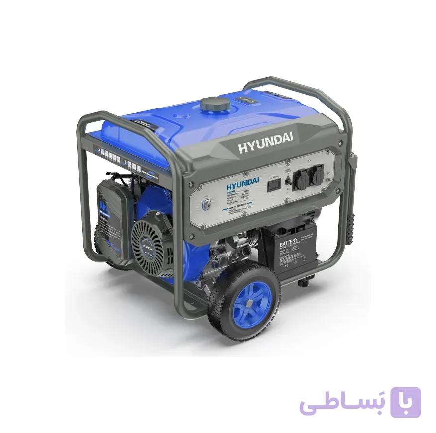 موتور برق بنزینی هیوندای HG-7055 با توان ۷.۵ کیلووات و پورت ATS