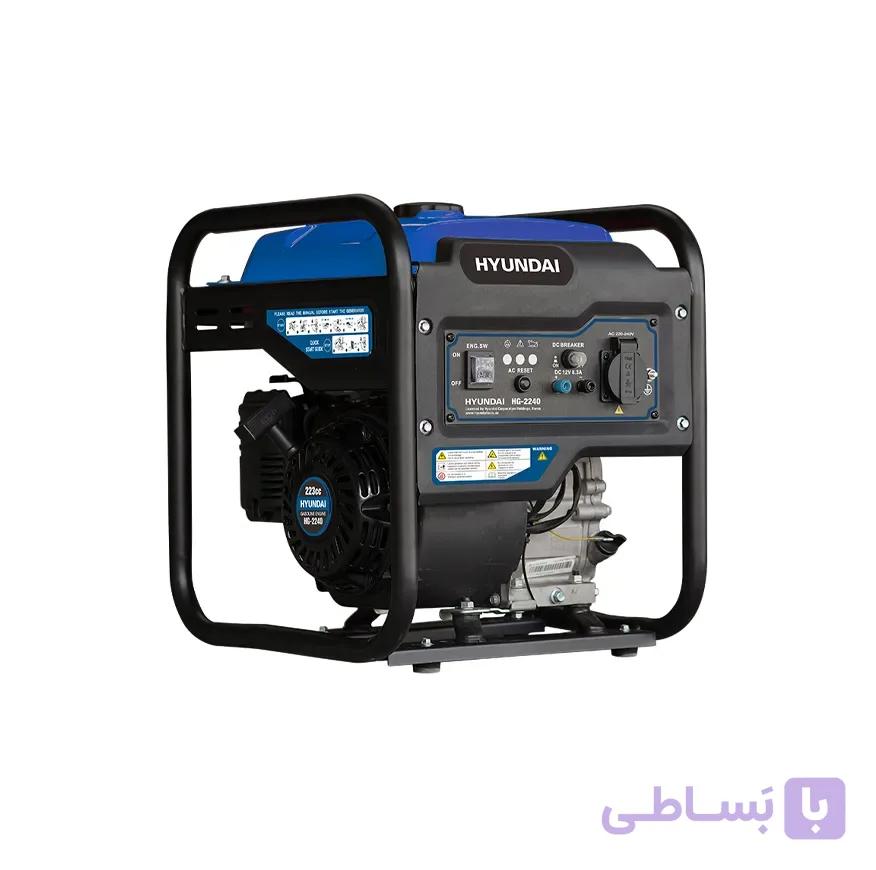 ژنراتور اینورتر هیوندای HG-2240 با توان ۴ کیلووات و مخزن ۷.۵ لیتر