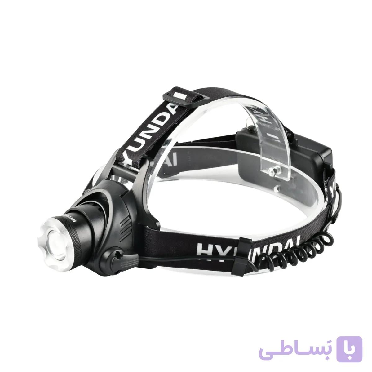 چراغ پیشانی شارژی هیوندای HL-6010B تک چراغ با وضوح تا ۵۰۰ متر